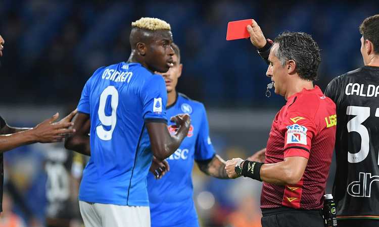 Napoli, il magistrato: 'Rosso a Osimhen? Schifo, torniamo a quell'Inter-Juve...'