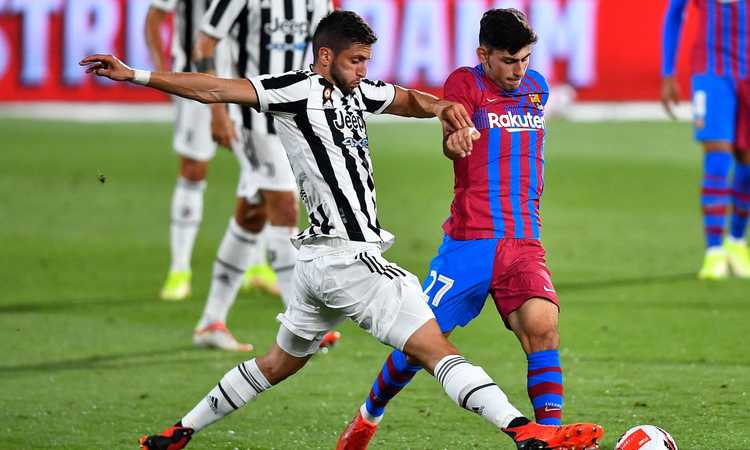 Barcellona-Juve, TOP e FLOP al 45’: Rugani e De Sciglio non danno garanzie. Bentancur, la cura Allegri funziona!