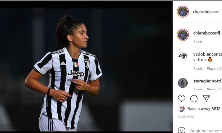 Juve Women, Beccari: 'Che emozione questi esordi! Il gruppo mi fa sentire me stessa'