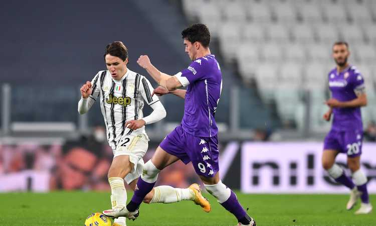 Serie A, Juve-Fiorentina: Chiesa gol dell'ex, in quota vola l'obiettivo Vlahovic