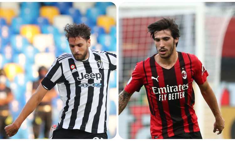 Tonali e Locatelli, gemelli diversi che si affrontano in Juve-Milan