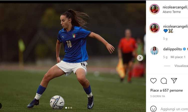 Italia U19 femminile, la juventina Arcangeli fa tris! FOTO