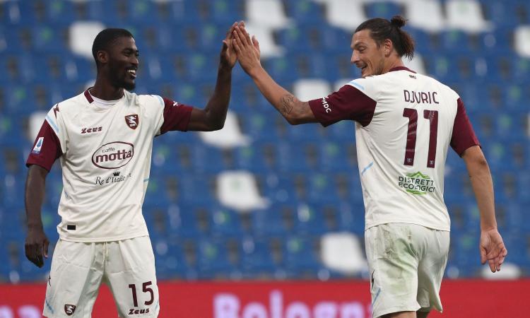 Serie A, prima vittoria per la Salernitana: Djuric incorna il Genoa