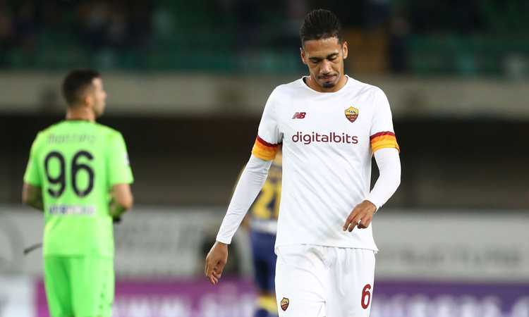 Roma: Smalling si ferma ancora, per lui niente Juve