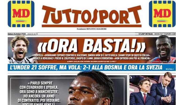 'Pogba, ma dici sul serio?': Juve, le prime pagine dei giornali