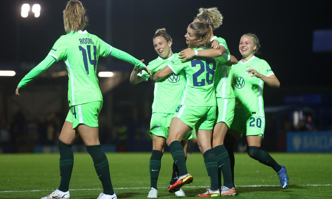 UWCL, l'altro match del girone Juve: Wolfsburg spazza via Servette, il risultato
