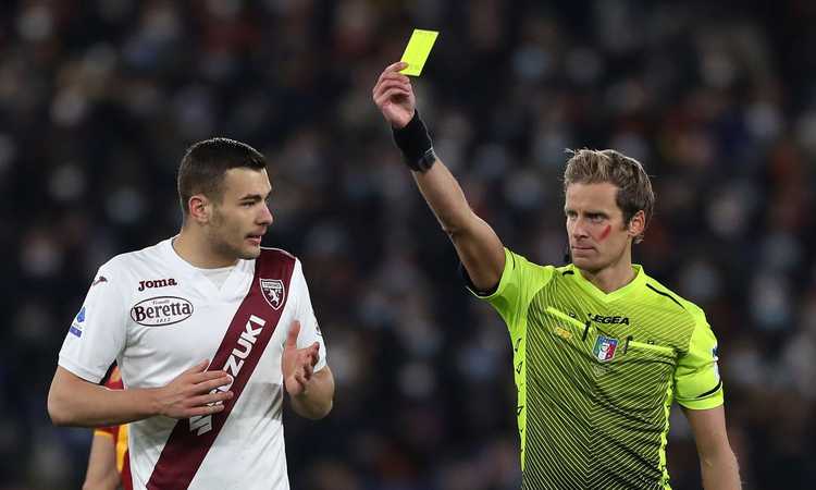 Torino, cerca l'ammonizione per non saltare il Derby ma l'arbitro non lo accontenta: cosa è successo