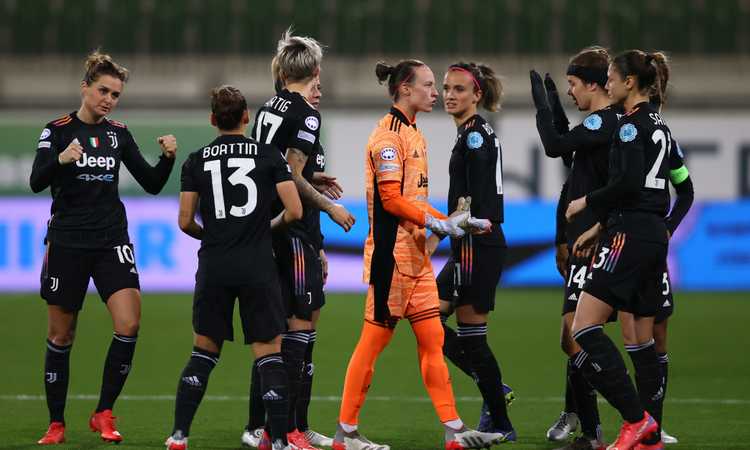 Juventus Women-Milan 5-2: il tabellino