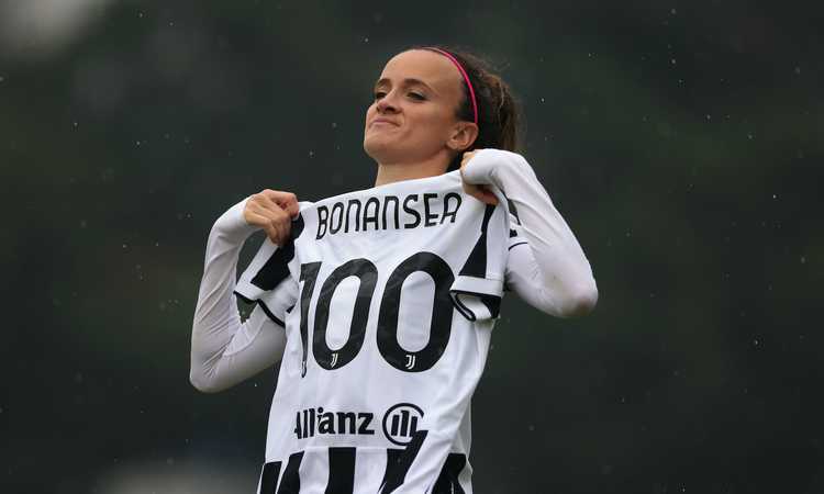 Sampdoria-Juve Women: Bonansea festeggia un traguardo