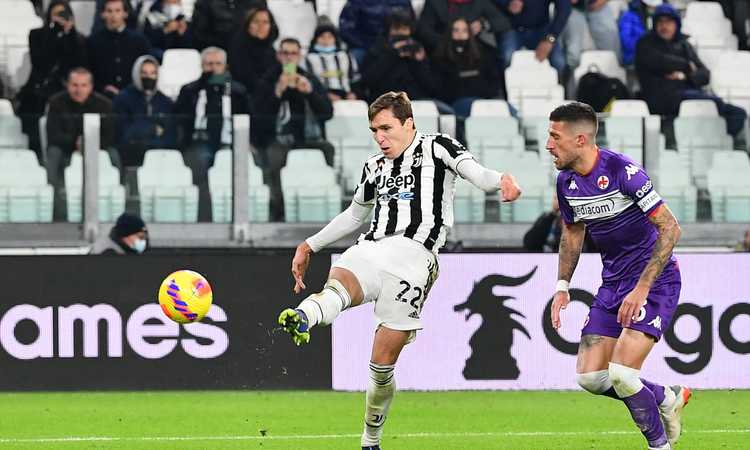 Juve-Fiorentina, le pagelle di Chiesa: 'Traversa, gol sfiorato e rosso'. Cuadrado da 8!