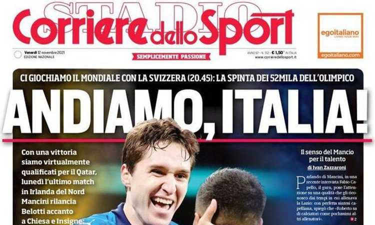 'Spalletti vincerà lo scudetto', 'SuperLega no grazie': le prime pagine dei giornali