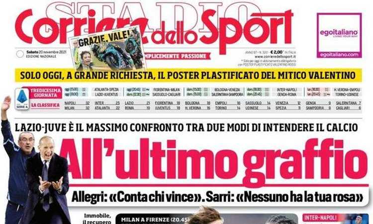 'Juve, trappola Sarri', 'All'ultimo graffio', 'Tormento Dybala': le prime pagine dei giornali