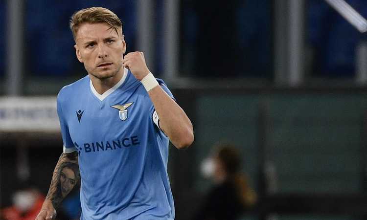 Verso Lazio-Juve: lesione al polpaccio per Immobile, la situazione