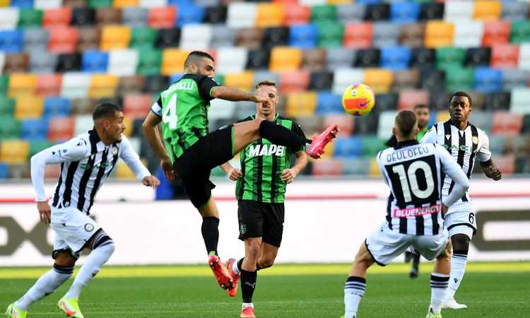 Sassuolo, che discesa dopo aver battuto la Juve: i risultati