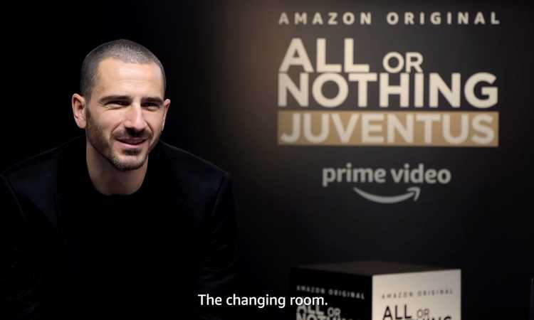 All or nothing Juventus, le reazioni di Chiellini, Bonucci, Chiesa e Morata: VIDEO