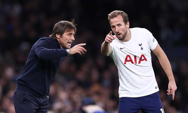 Ex Juve, Conte elogiato da Kane: 'Uno dei migliori al mondo, dobbiamo sfruttarlo'