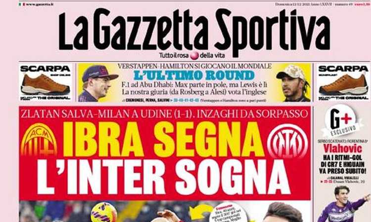 'Inter, via libera', 'Juve, dove vai senza bomber?': le prime pagine dei giornali