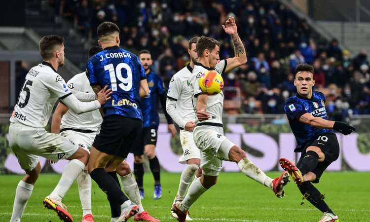 Spezia-Inter: le formazioni ufficiali delle due squadre