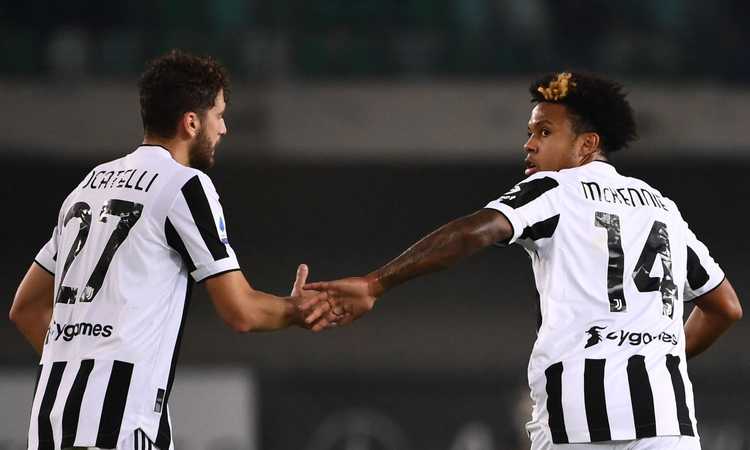 Juve-Udinese 2-0, le PAGELLE dei bianconeri: la risposta di Dybala e il motore infinito di McKennie 