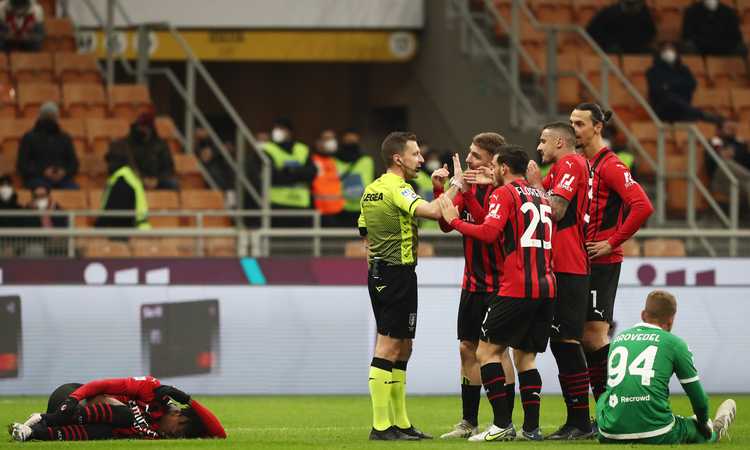 Crollo del Milan in casa con lo Spezia: il Napoli passa a Bologna e accorcia