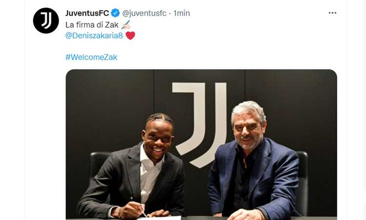 Juve, ecco quando sarà presentato Zakaria