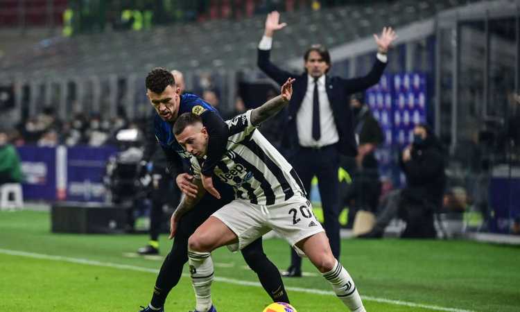Juve, Bernardeschi: 'Partita giocata alla pari con l'Inter, serve più autostima'