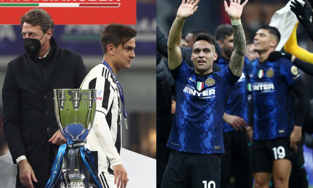 Dybala-Lautaro, fairplay al termine di Inter-Juve: il gesto tra gli argentini FOTO