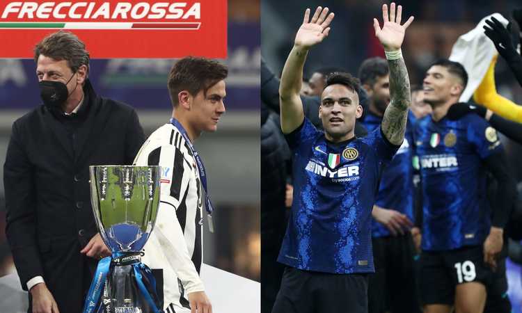 Dybala-Lautaro, fairplay al termine di Inter-Juve: il gesto tra gli argentini FOTO