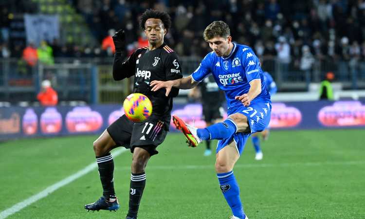 Empoli-Juve, la MOVIOLA: proteste empolesi per un presunto rigore