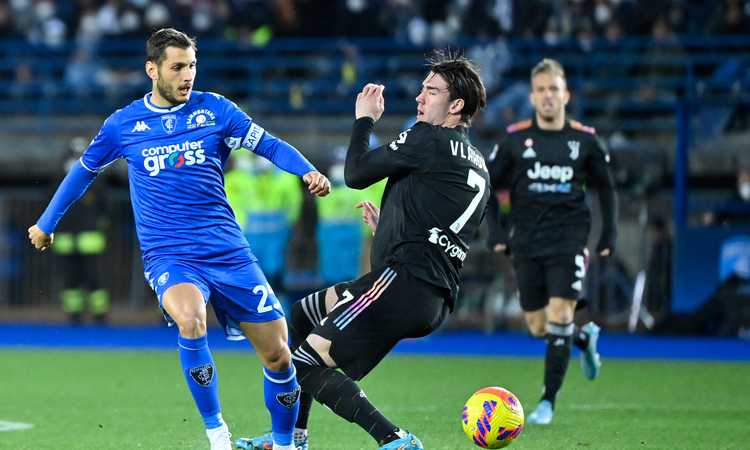 Empoli-Juve 2-3: Vlahovic firma una doppietta, ma quanti brividi...