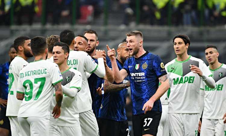 Serie A, Inter ko contro il Sassuolo: nerazzurri a -2 dal Milan