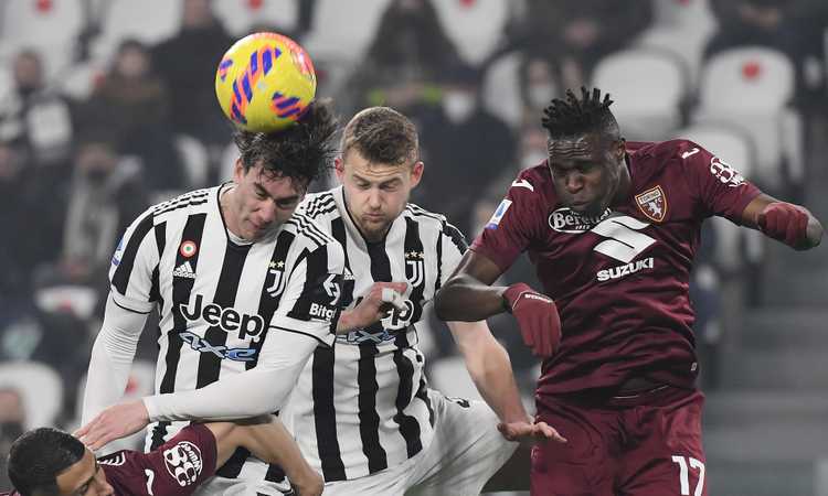 Juve-Torino 1-1, PAGELLE: tanto De Ligt, nulla da Vlahovic e il solito errore di Alex Sandro. Allegri, cos'ha imparato questa squadra?