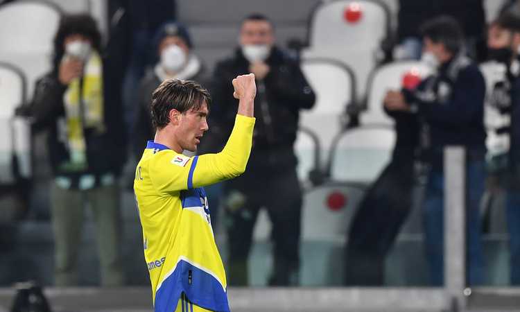 Gli errori, la fatica, poche idee. Poi l'audacia di Vlahovic, che vale tutta la fortuna della Juve