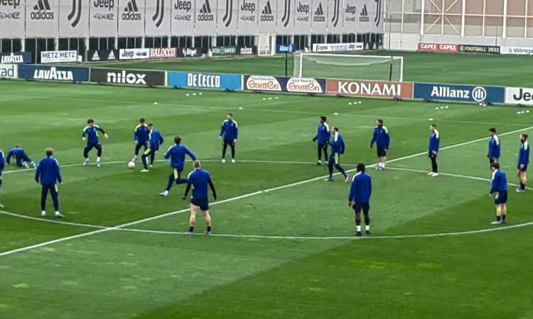 Siparietto Chiellini-McKennie, Locatelli piede caldo: il VIDEO dell'allenamento