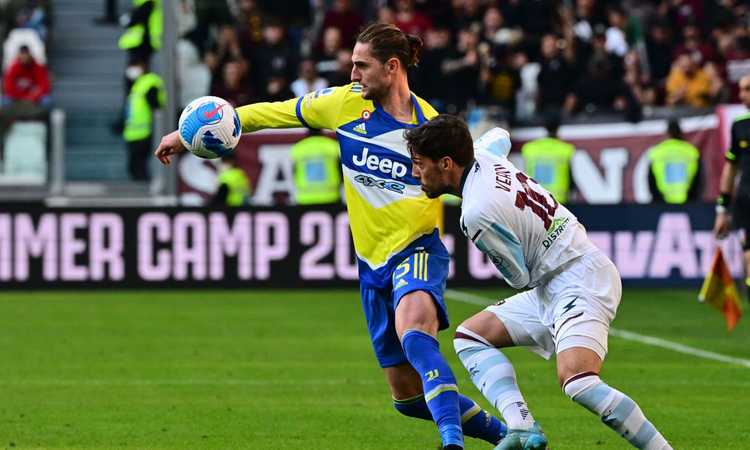 Rabiot e qualche dubbio sul futuro: la posizione della Juve