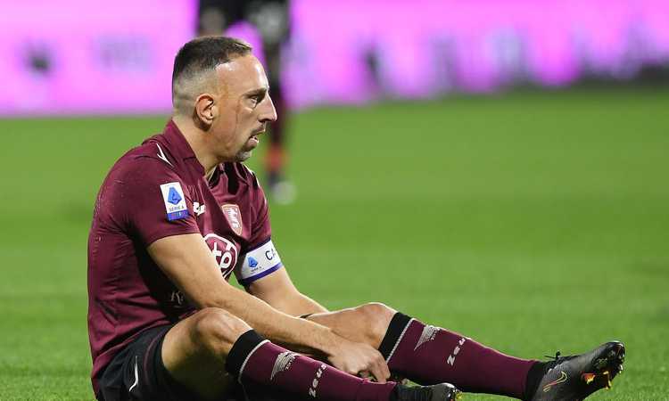 Verso Juve-Salernitana: Mousset out, le condizioni di Ribery