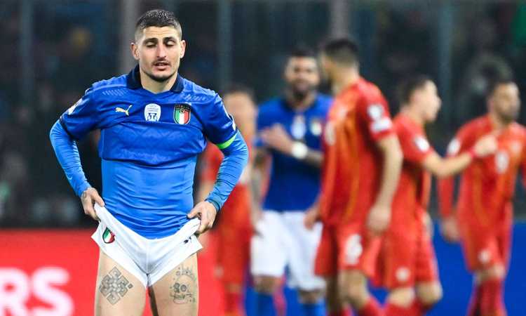 Italia, Verratti indisponibile: lascia il ritiro