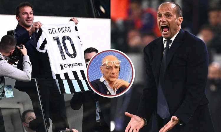 Chirico: 'Allegri resta, ma del doman non v'è certezza, anche se vinci. Del Piero e Zidane...'