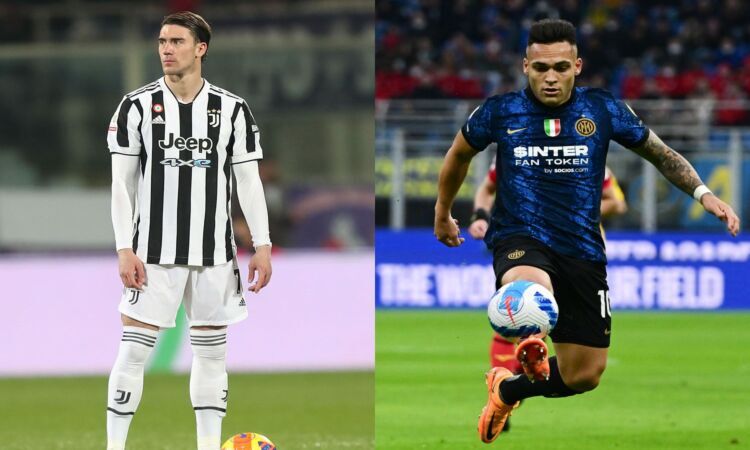 Juve-Inter è anche Vlahovic contro Lautaro: numeri a confronto, ecco chi è più pericoloso