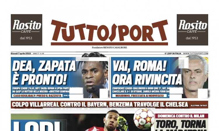 Prime pagine: 'La scelta di Dybala', 'La Juve scocca la freccia'. Scelto il dopo Dybala