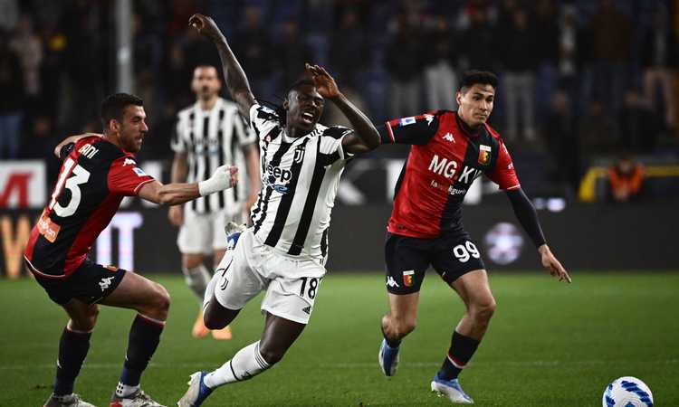 Genoa-Juve 2-1, le PAGELLE dei bianconeri: Kean e De Sciglio cambiano un destino già scritto 