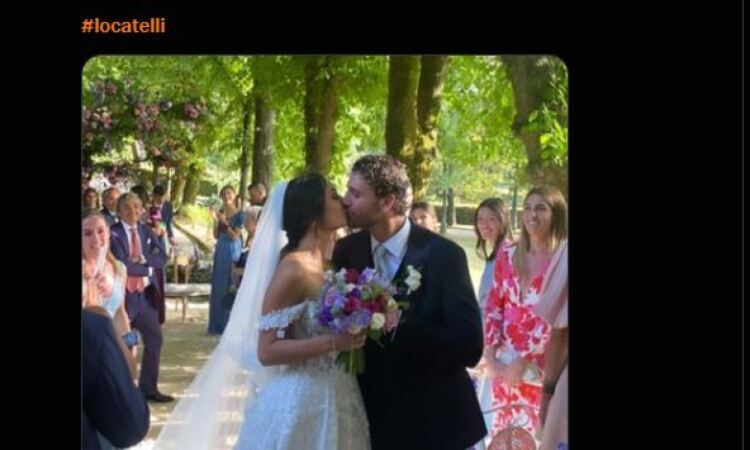  Locatelli sposa la sua Thessa: le FOTO sono stupende! E Chiellini si commuove