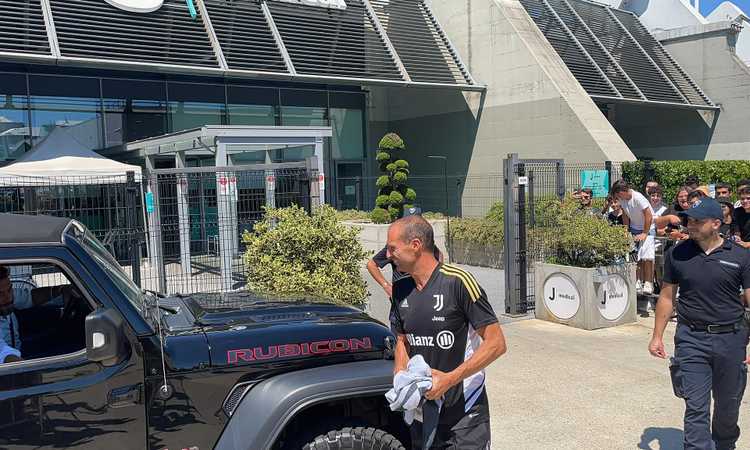 Juve, la FOTO del primo incontro tra Allegri e Di Maria