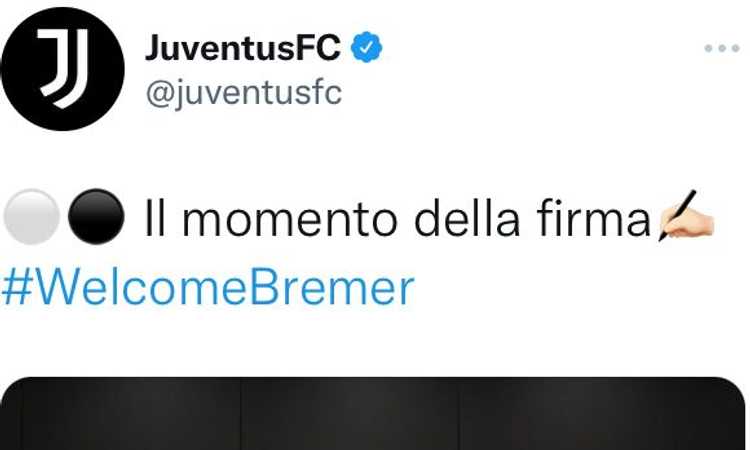 Juve, UFFICIALE BREMER: tutte le cifre dell'operazione 