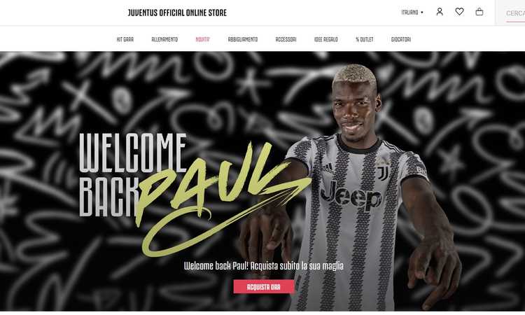 Pogba, la Juve lo presenta sullo store UFFICIALE: prende la 10, le FOTO