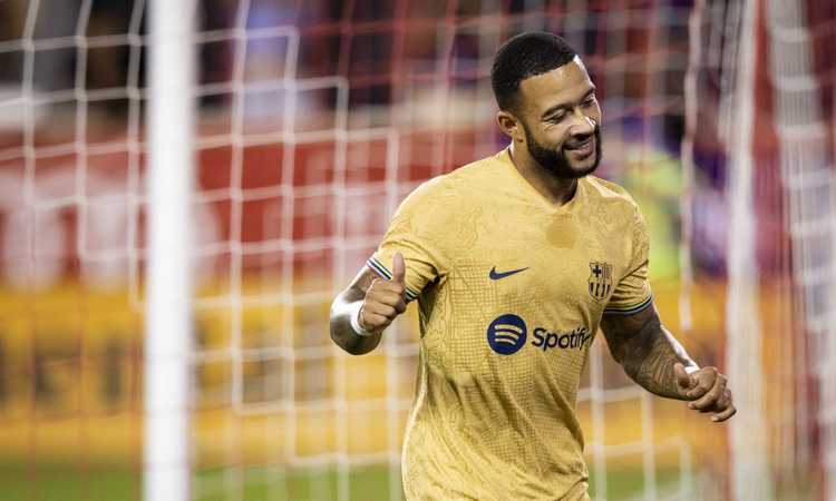 Depay, che retroscena: 'Il Barcellona contatta la Juve per contribuire'