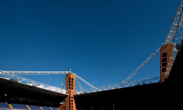 Verso Samp-Juve, le immagini del prepartita: bianconeri a Marassi FOTO e VIDEO