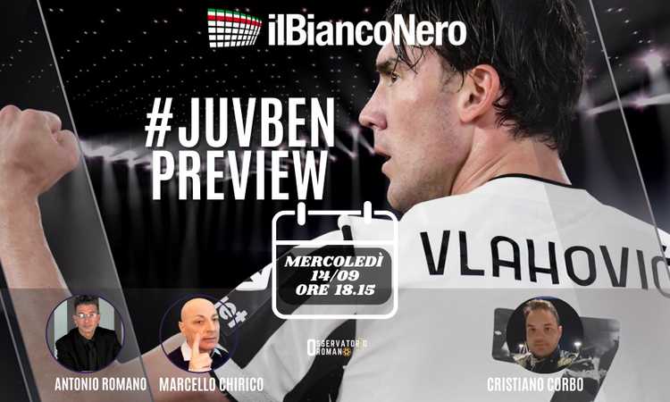 OR LIVE: il pre di Juve-Benfica con Chirico e Corbo