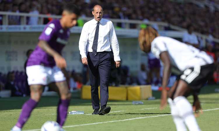 'È finita, è finita': il gesto di Allegri in Fiorentina-Juve fa infuriare i tifosi, 'dov'è la mentalità?'