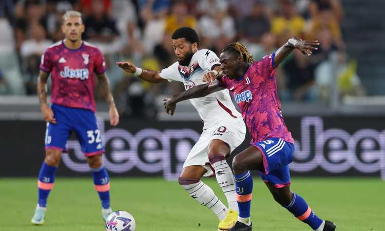 Juve-Benfica, Kean in campo al posto di Milik: i tifosi non si risparmiano